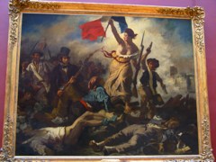 Delacroix'n maalaus vuoden 1830 vallankumouksesta